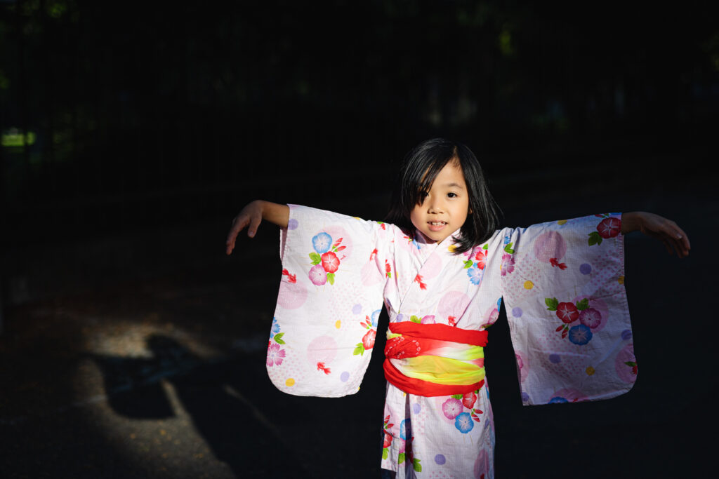 japanese girl wearing traditional dress