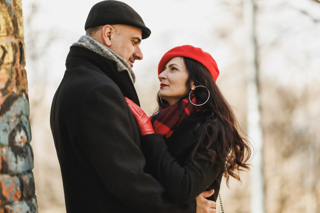 Man and Woman Standing