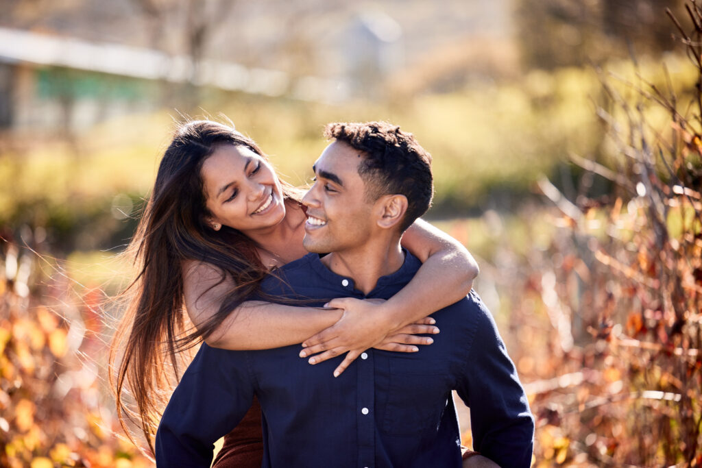 Shot of a young couple having a date 